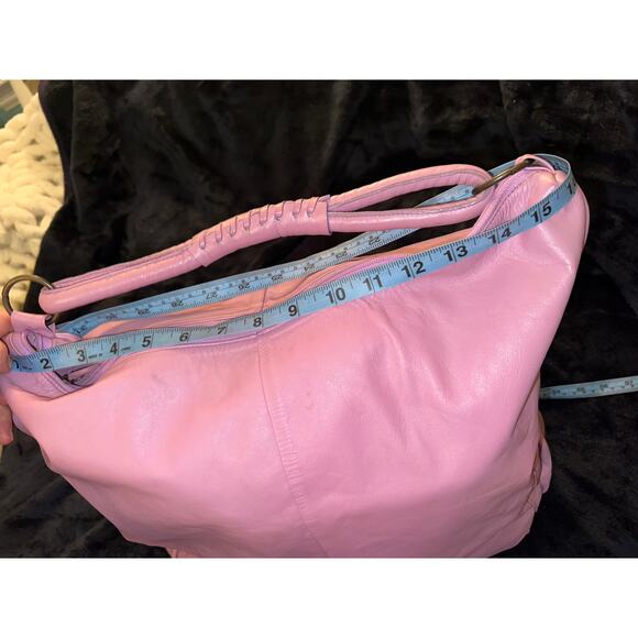 TBAGS LOS ANGELES VINTAGE Y2K HUGE LAVENDER LEATHER BAG - Picture 3 of 10